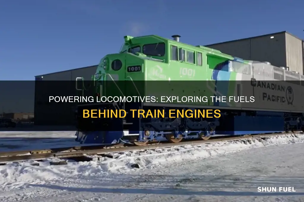 what fuels train engines