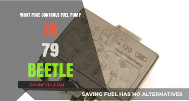 Fuel Pump Fuse Location in a 1979 Volkswagen Beetle