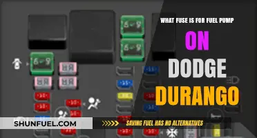 Dodge Durango Fuel Pump Fuse Location: A Quick Guide