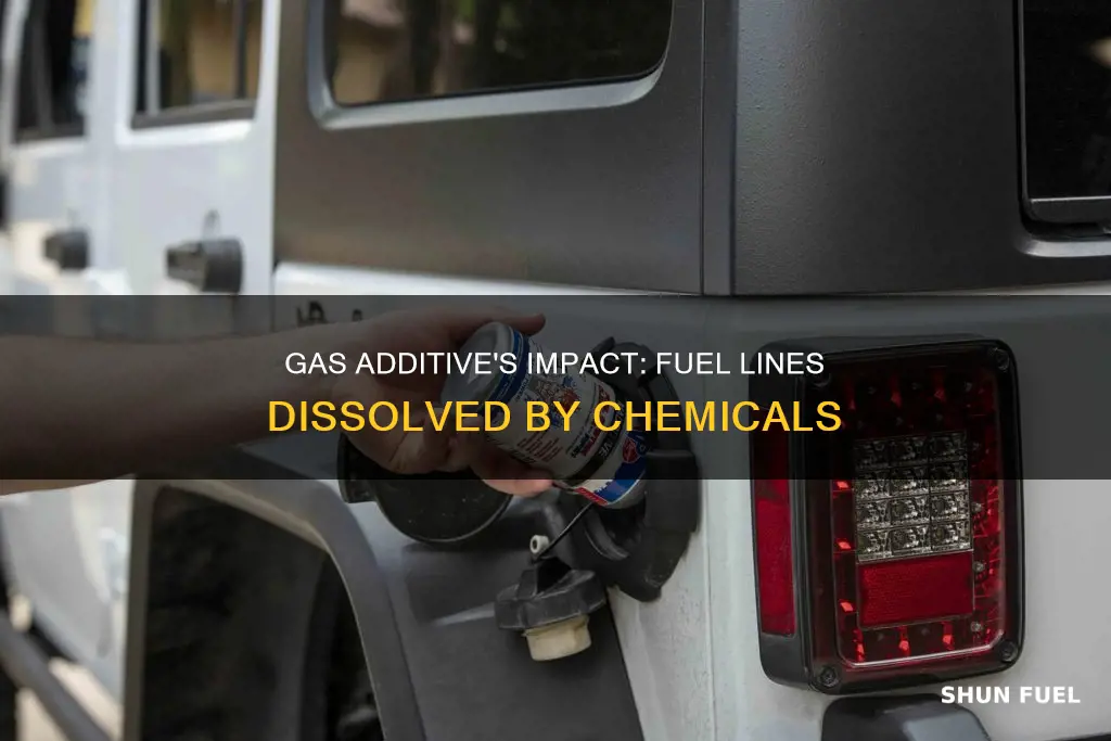 what gas additive will dissolve fuel lines