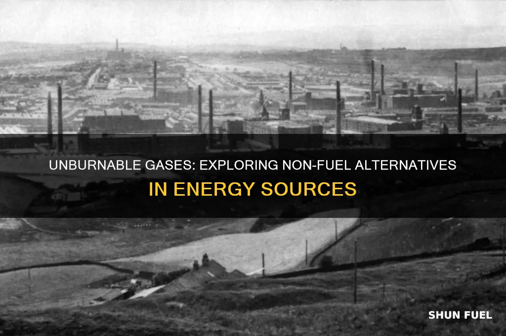what gas cannot be used as fuel