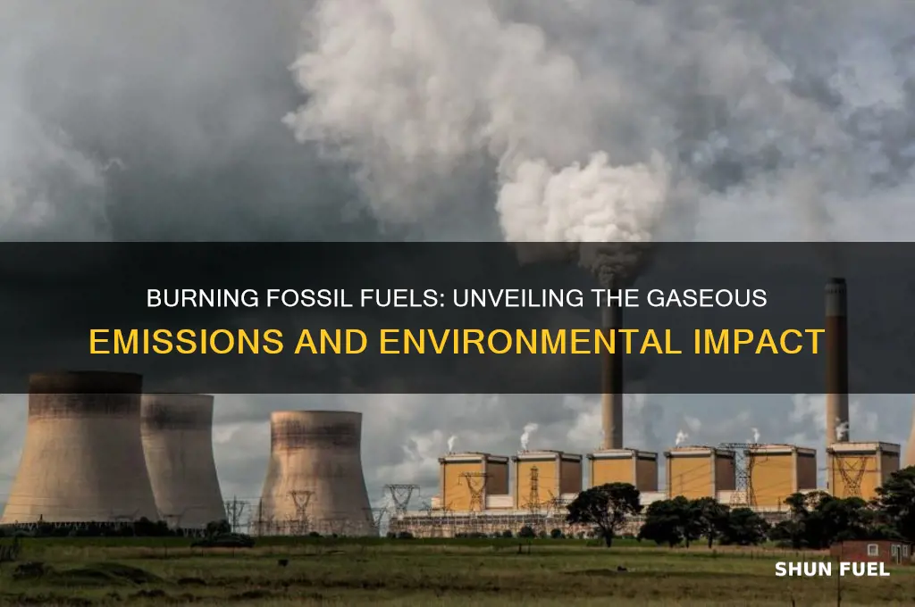 what gas is generated when we burn fossil fuels