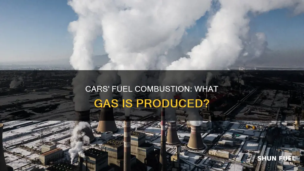 what gas is produced when fuel is burnt in cars