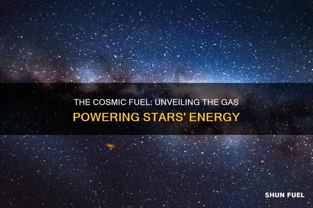 what gas is used as fuel by stars