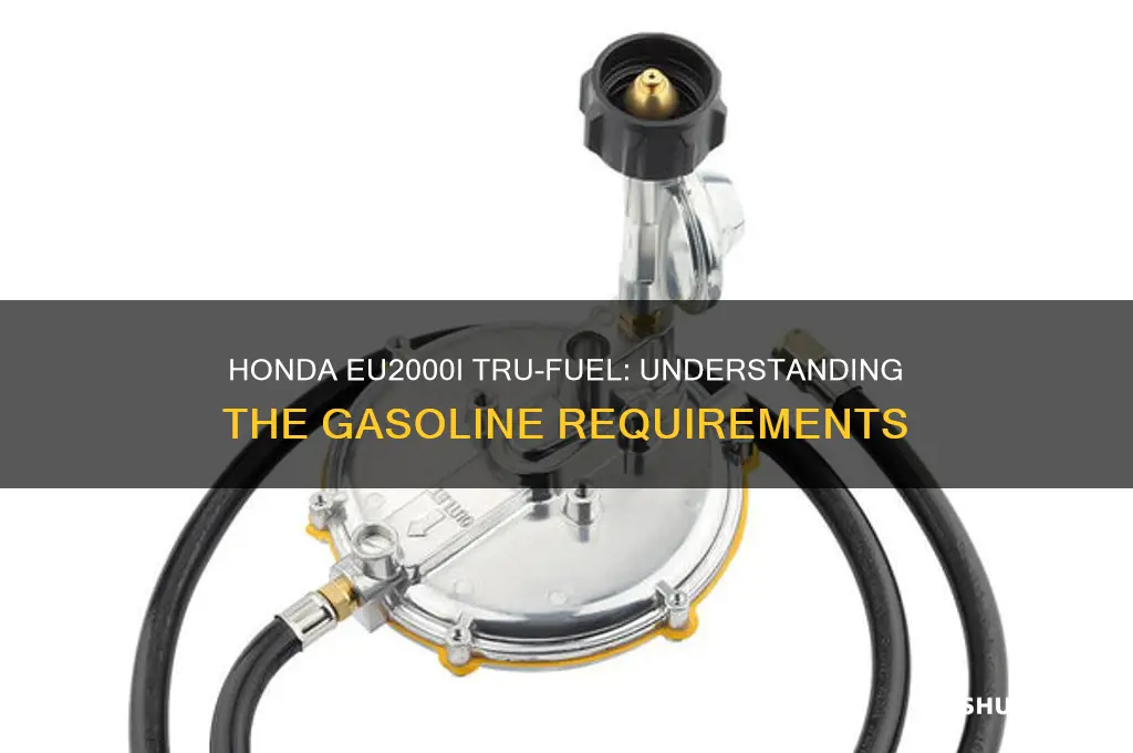 what gas used honda eu2000i tru fuel