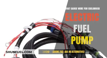 Choosing the Right Gauge Wire for Edelbrock Electric Fuel Pump