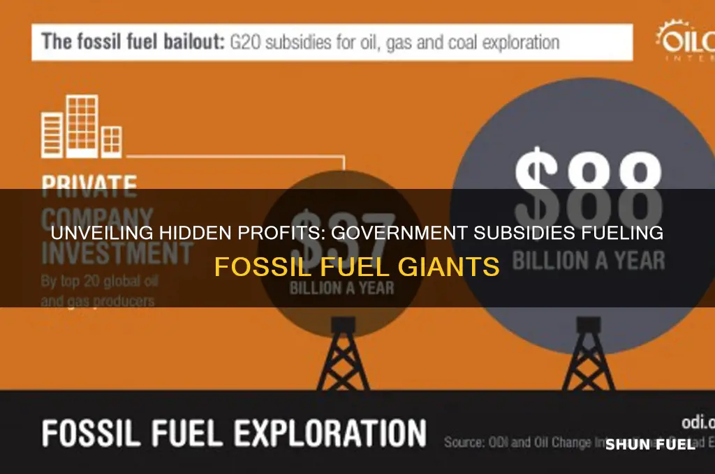 what government ubsidies do fossil fuel companies get
