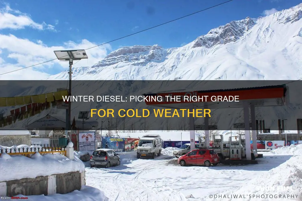 what grade diesel fuel is best for cold weather