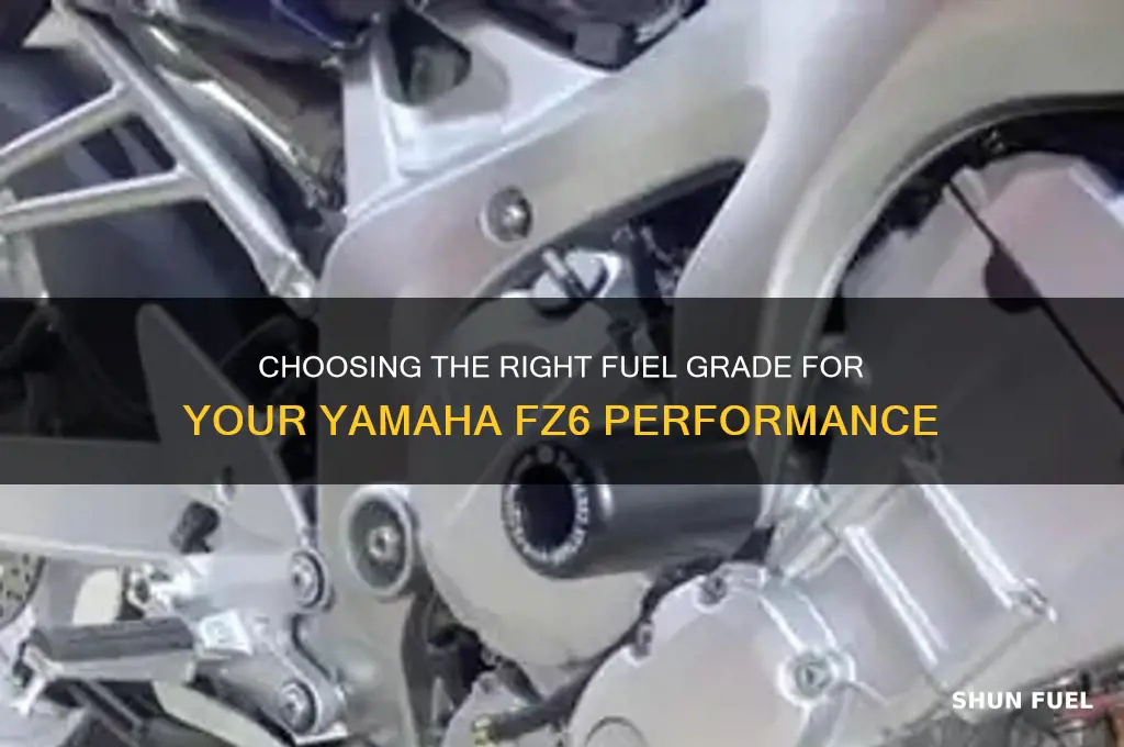 what grade fuel should i use in my yamaha fz6
