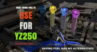 Choosing the Right Fuel Grade for Your YZ250 Performance