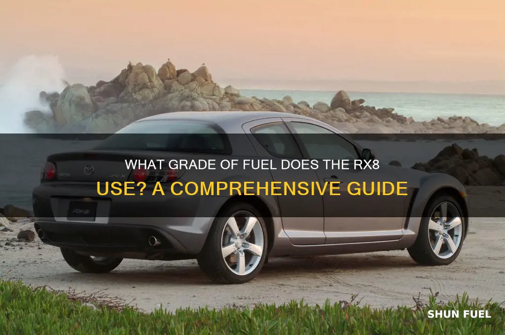 what grade of fuel does the rx8 use