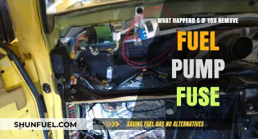 Removing Fuel Pump Fuse: Consequences and What to Expect