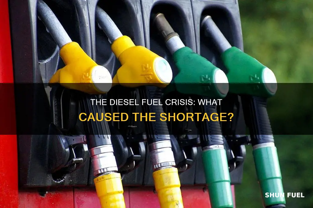 what happened to the diesel fuel shortage