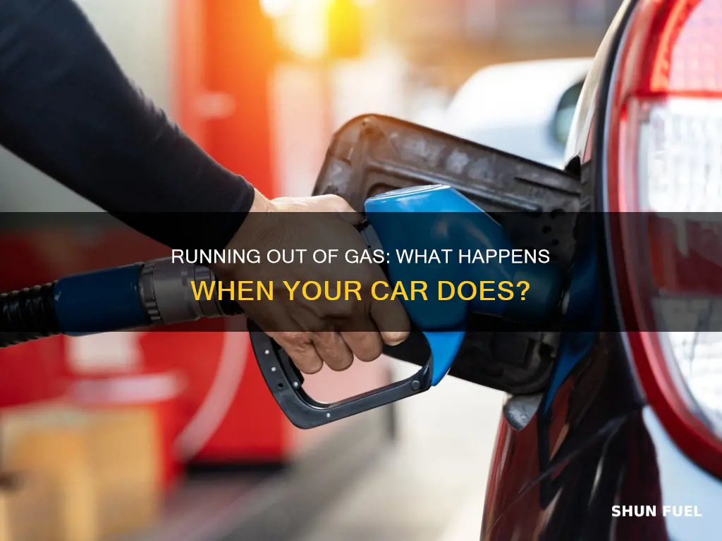 what happens if a car runs out of fuel