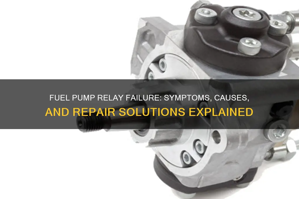 what happens if a fuel pump relay goes bad