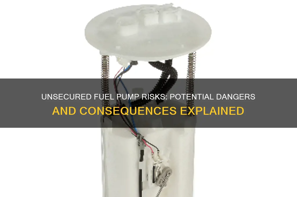 what happens if fuel pump isn