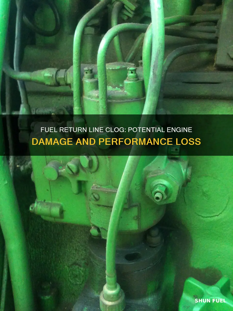what happens if fuel return line is clogged