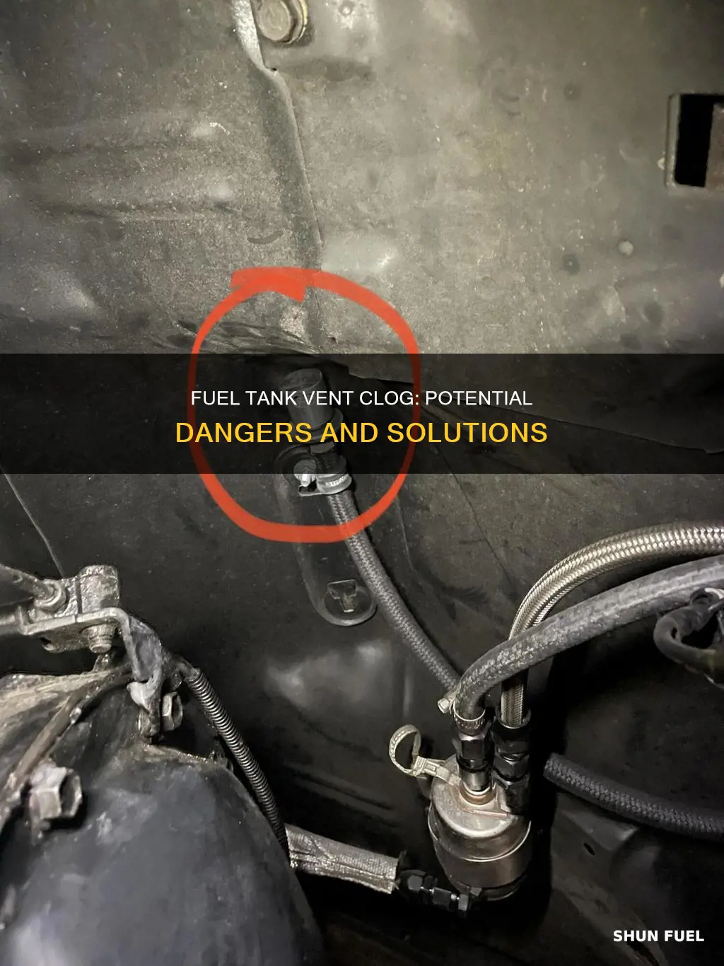 what happens if fuel tank vent is clogged