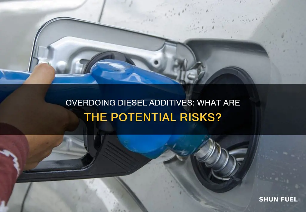 what happens if i add to much diesel fuel additive