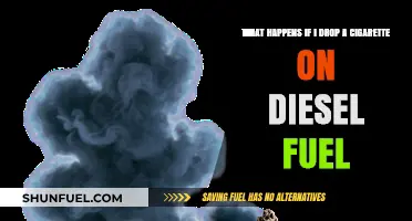 Cigarette-Diesel Mix: A Dangerous Combination