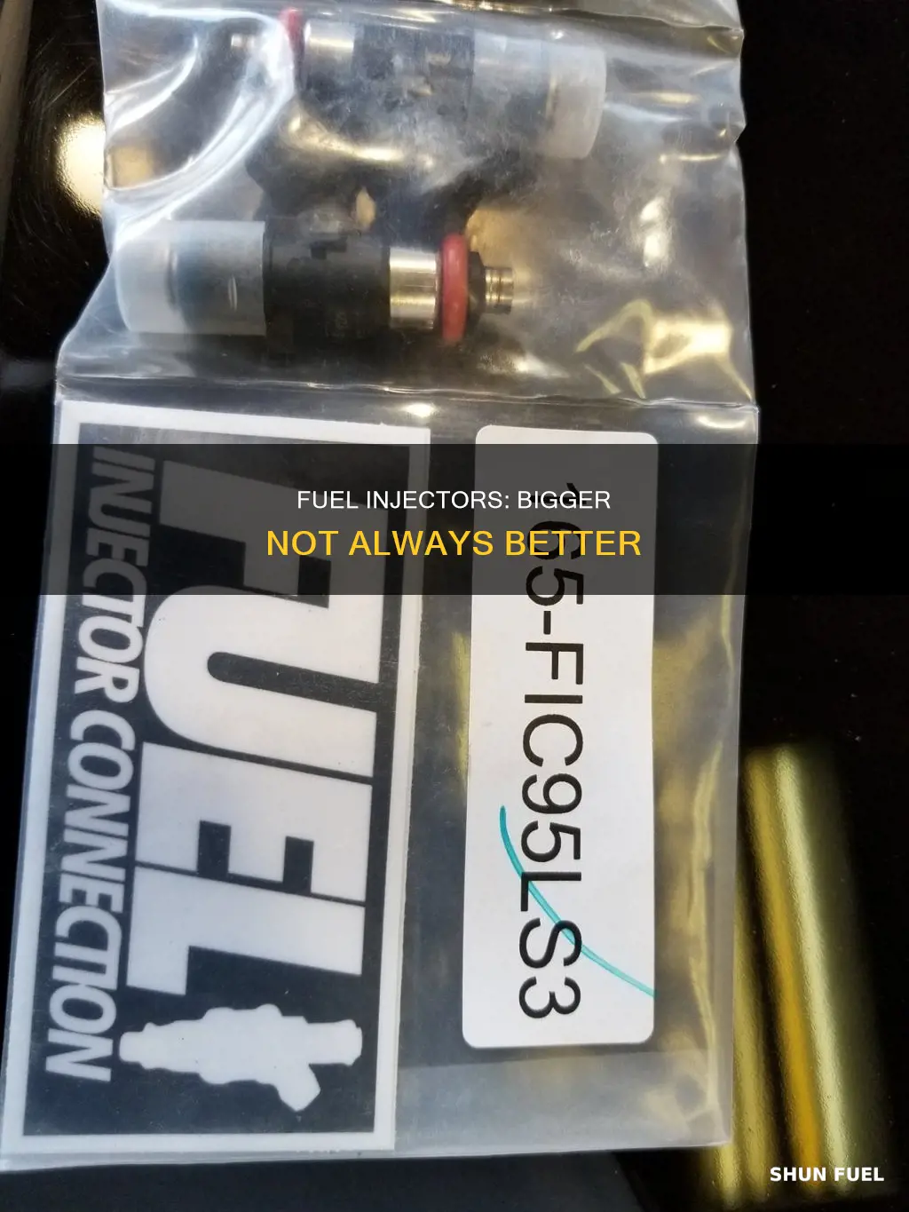 what happens if i get too big fuel injectors
