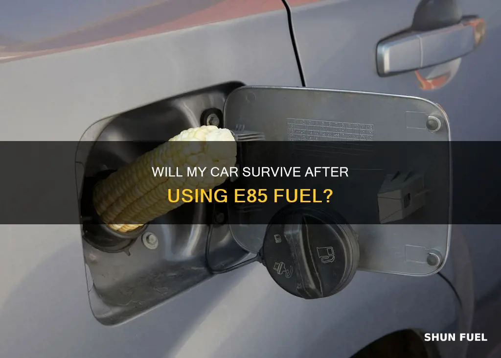 what happens if i put e85 fuel in my car