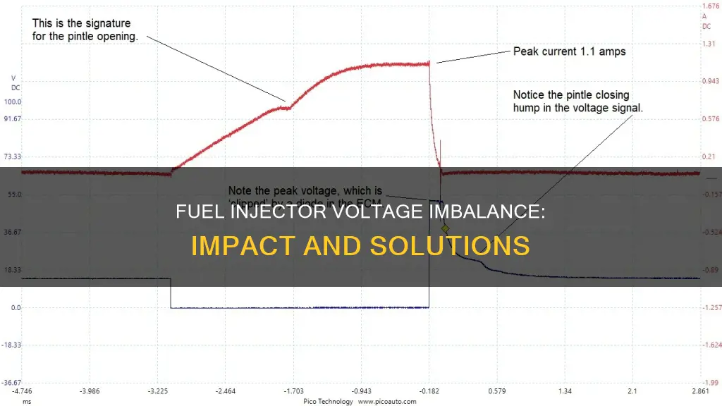what happens if one fuel injector has different voltage
