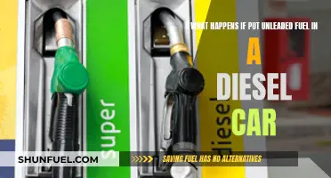 Unleaded Fuel in a Diesel Engine: What's the Damage?