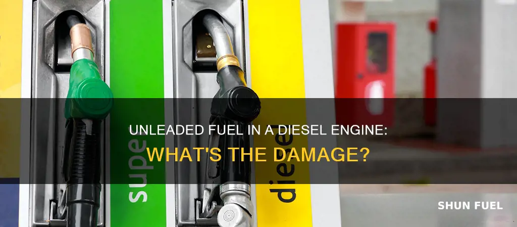 what happens if put unleaded fuel in a diesel car