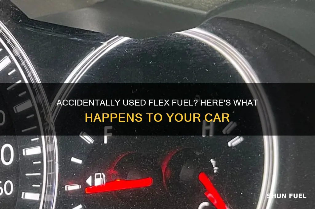 what happens if you accidentally use flex fuel