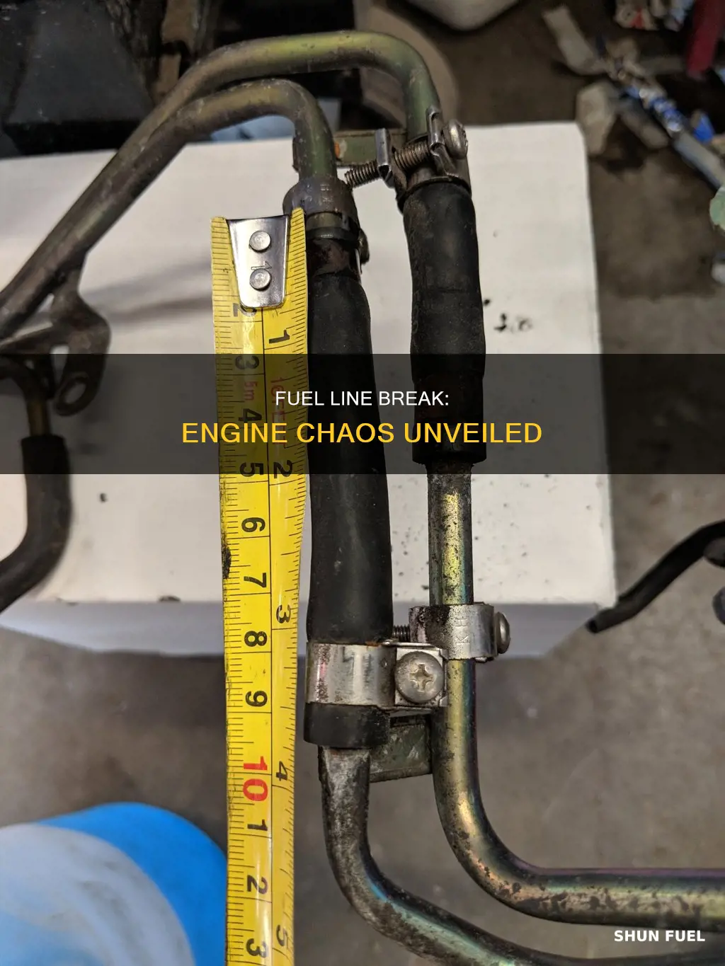 what happens if you break a fuel line