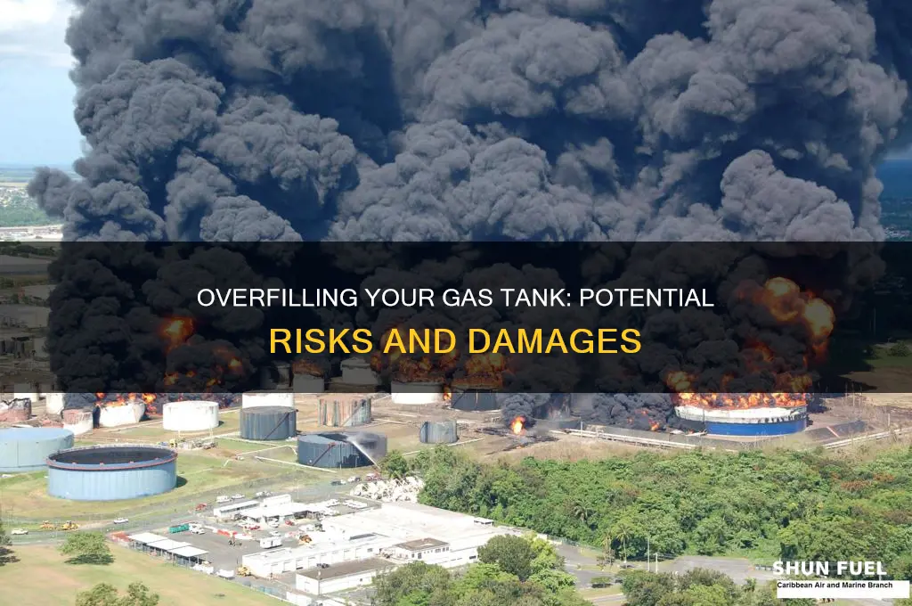 what happens if you overfill fuel tank