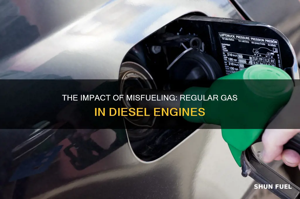 what happens if you put regular fuel in diesel