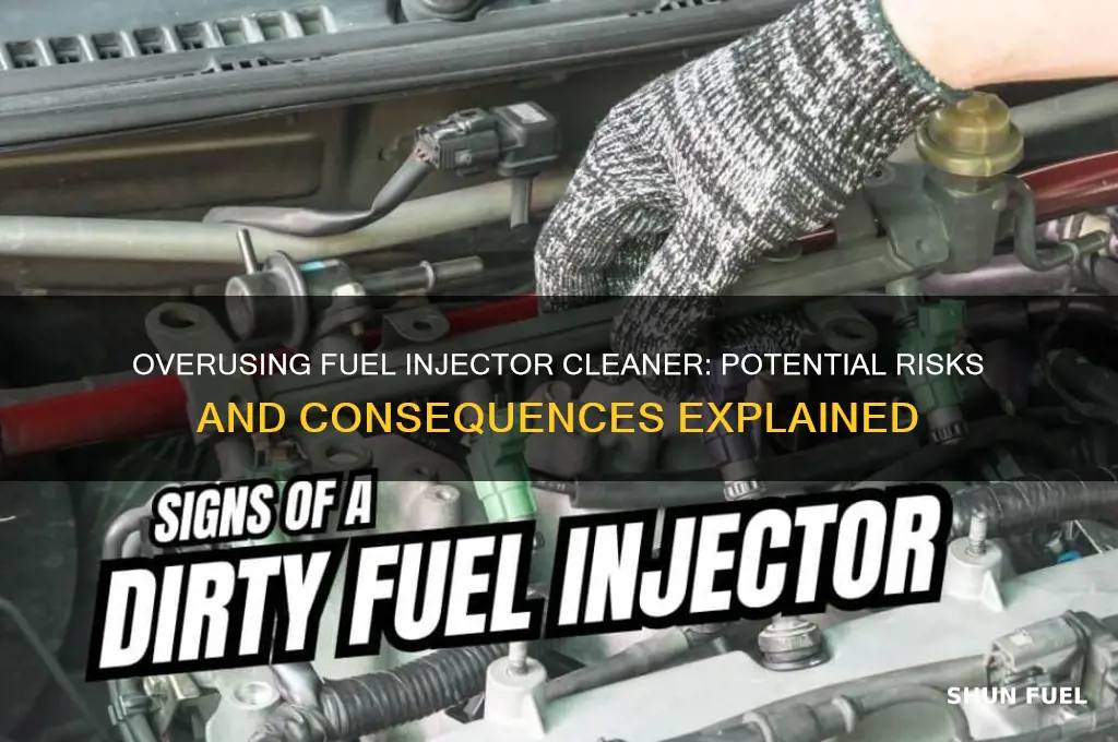 what happens if you use too much fuel injector cleaner