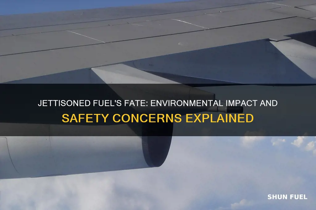 what happens to jettison fuel
