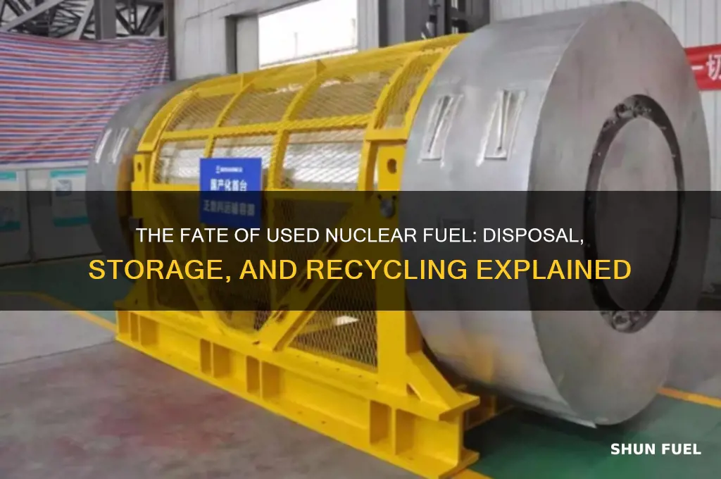 what happens to used nuclear fuel