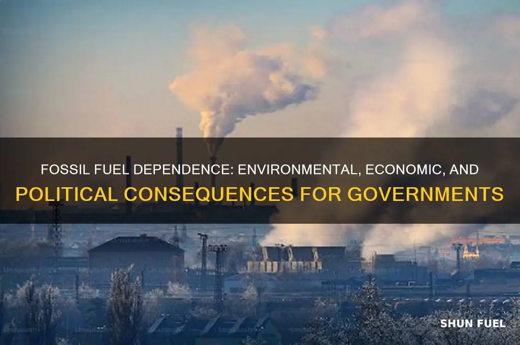 what happens when a government relies on fossil fuels