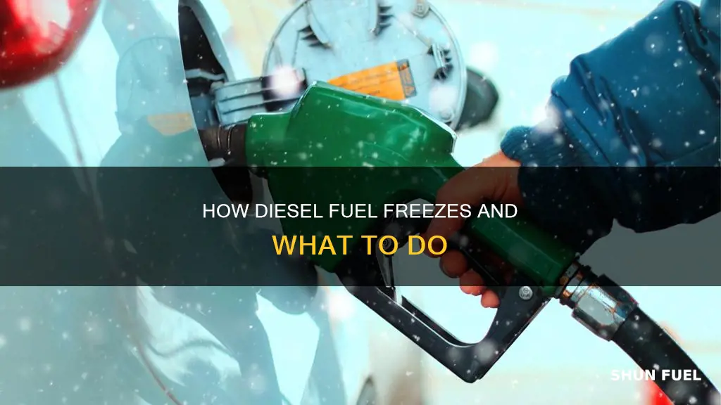 what happens when diesel fuel freezes
