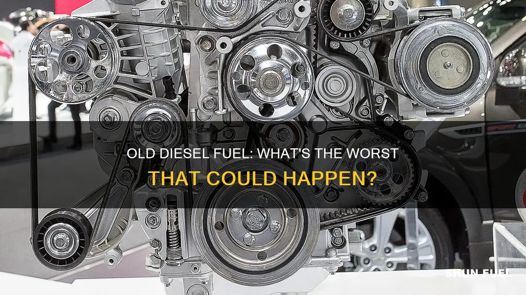 what happens when diesel fuel gets old