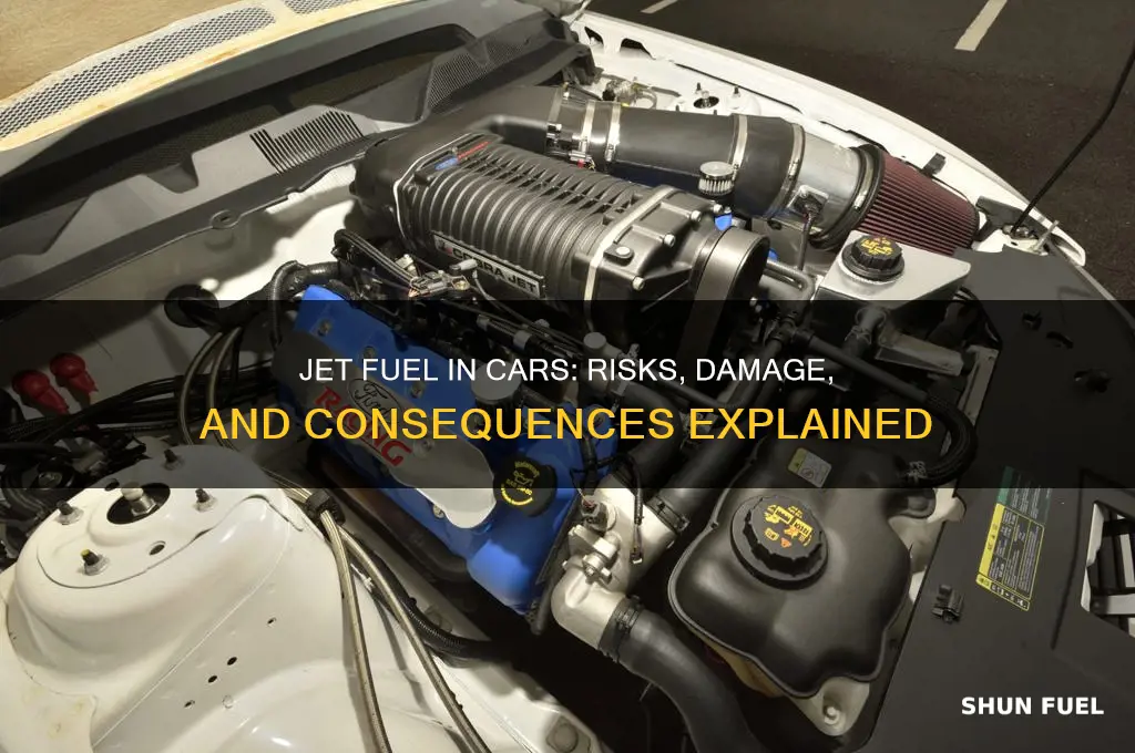 what happens when i use jet fuel in a car