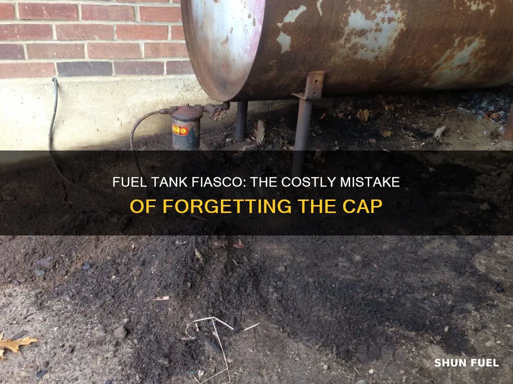 what happens when you dont cap your fuel tank