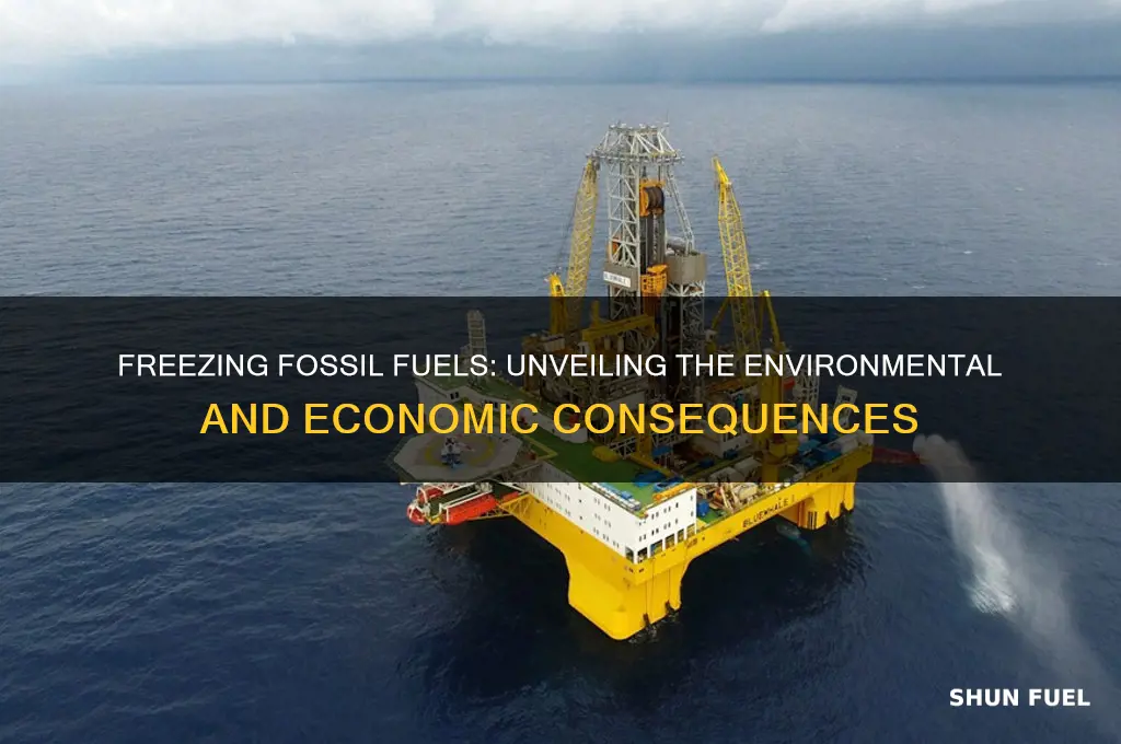 what happens when you freeze fossil fuels
