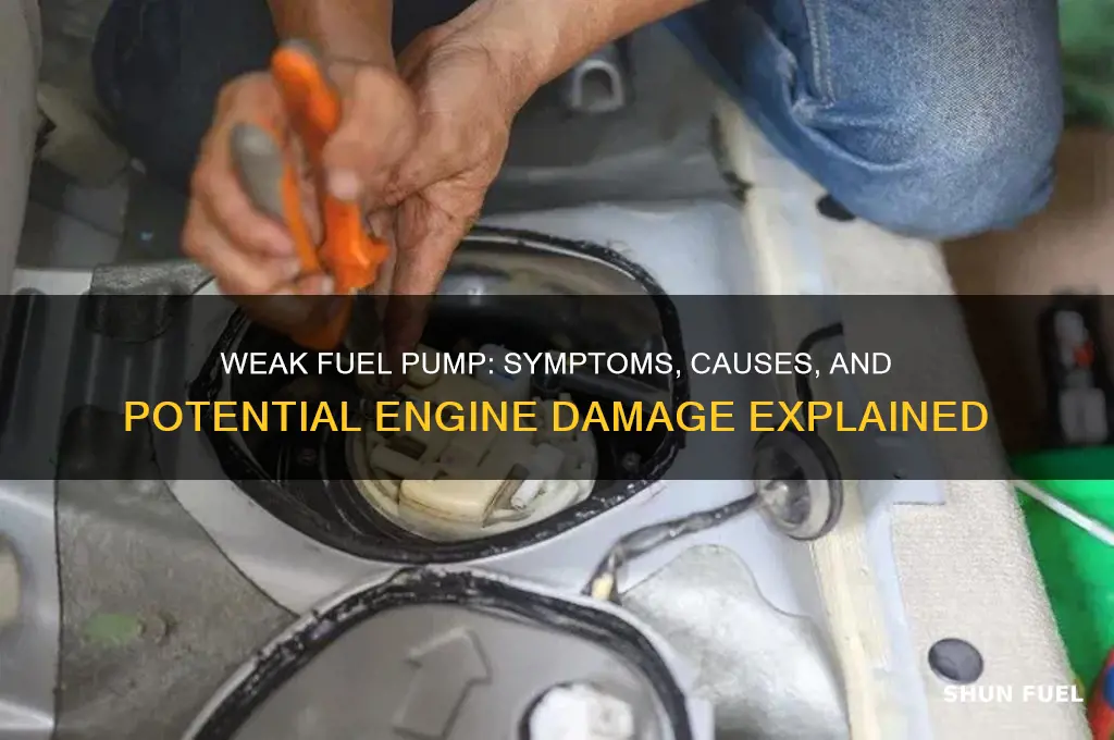 what happens when you have a weak fuel pump