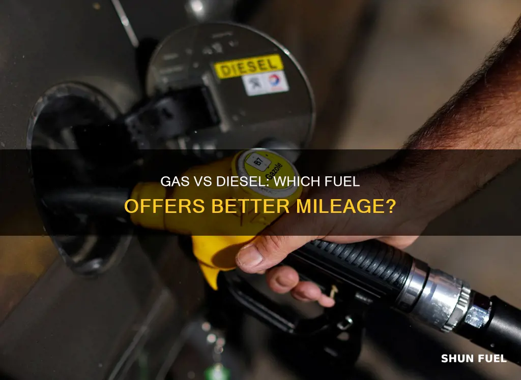 what has better fuel economy gas or diesel