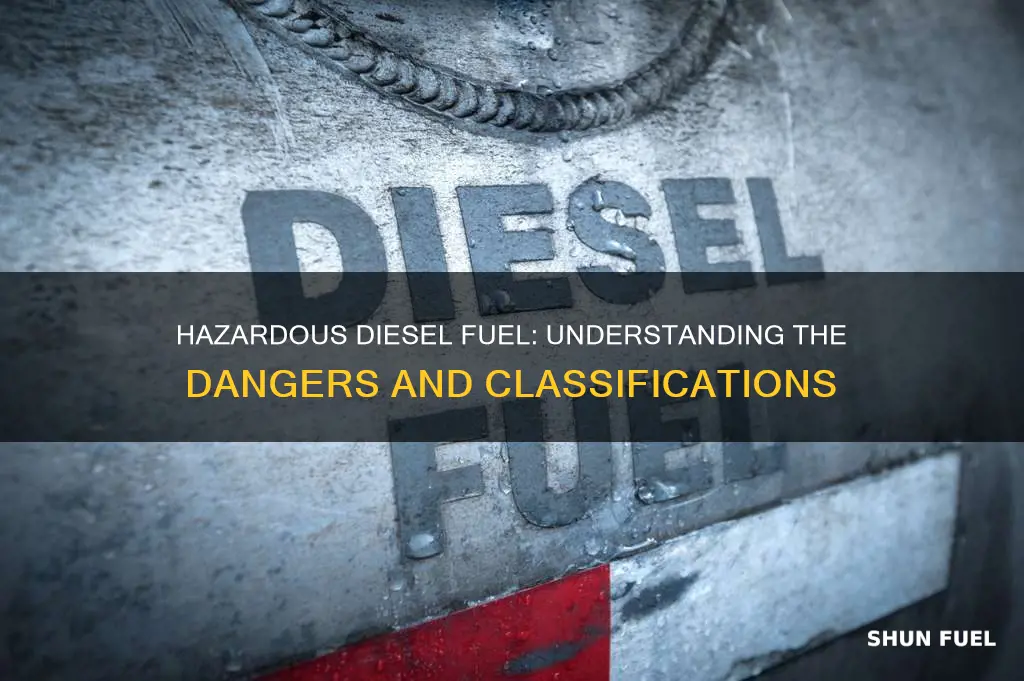 what hazard class is diesel fuel
