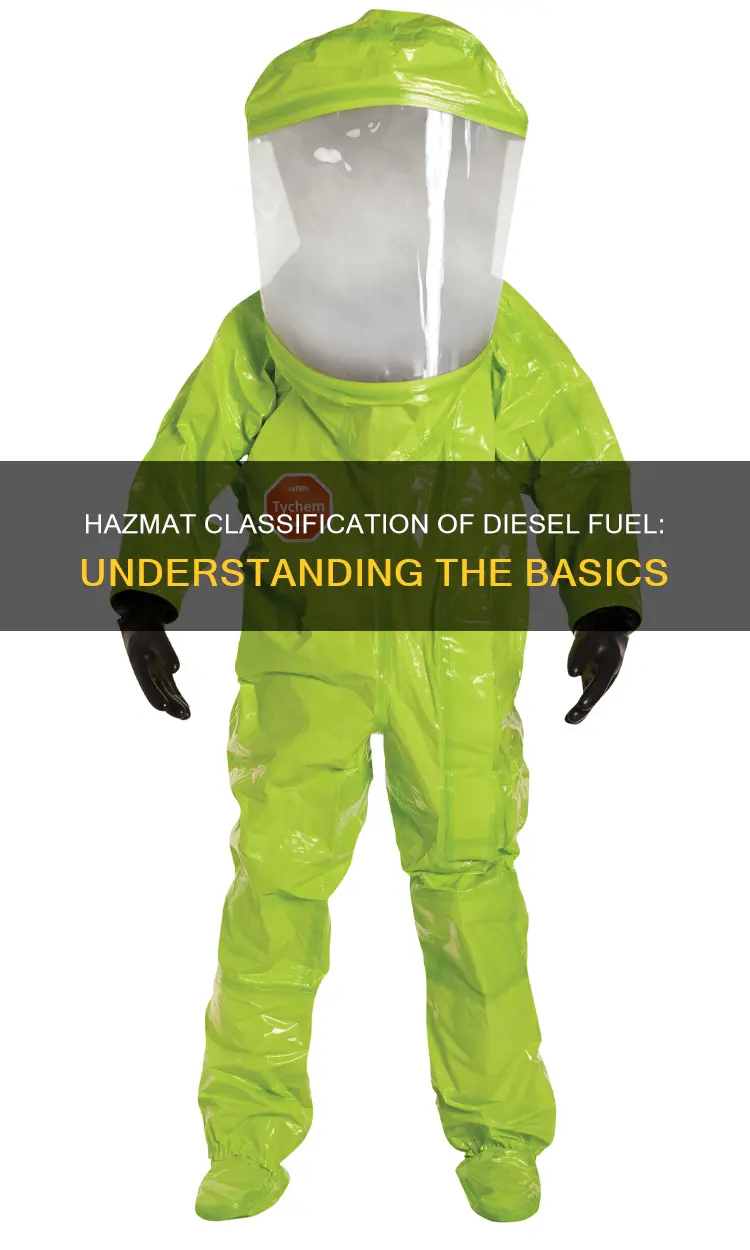 what hazmat class is diesel fuel
