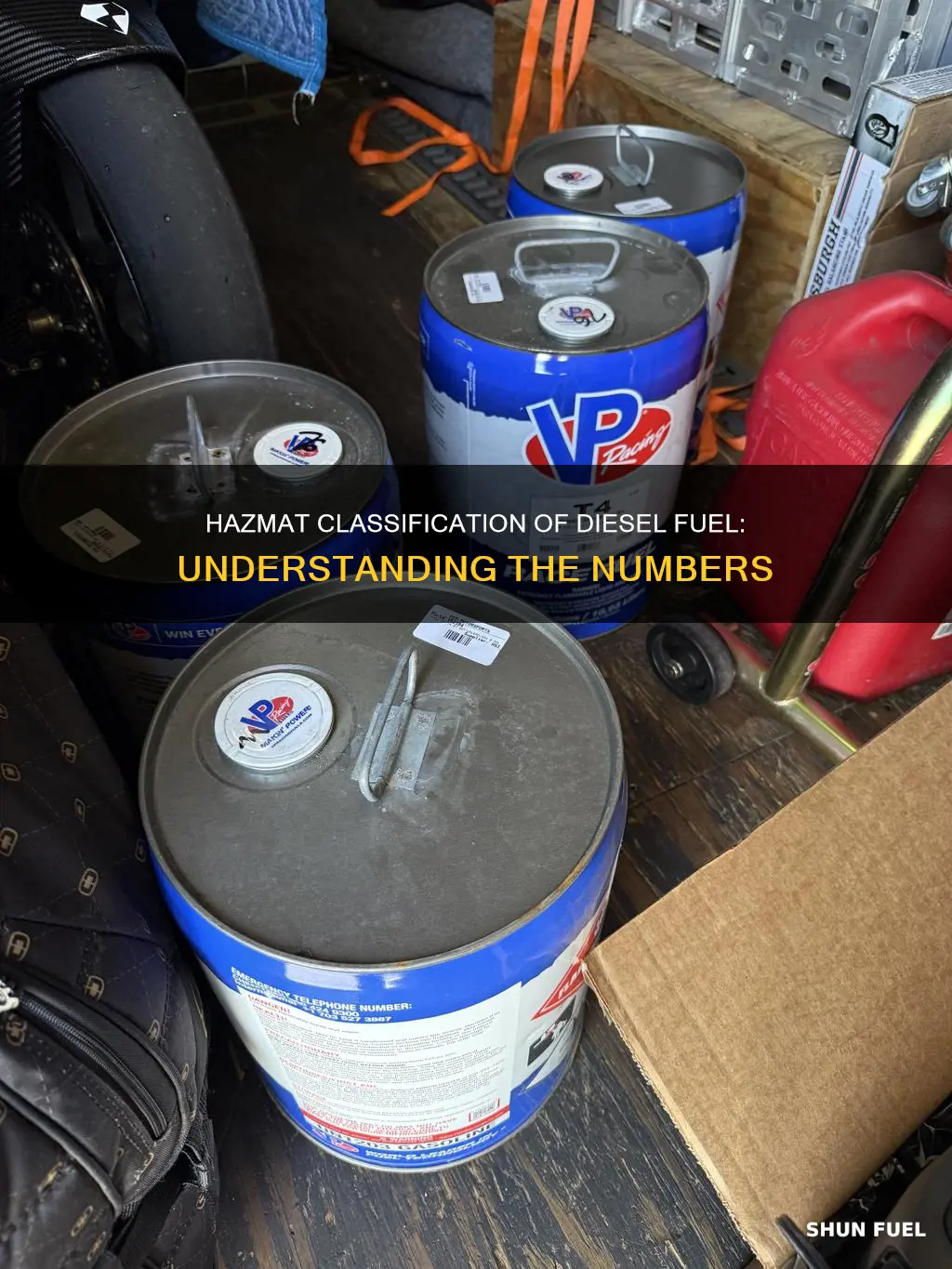 what hazmat number is diesel fuel