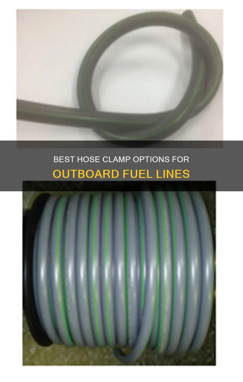 what hose clamp for 3 8 outboard fuel line
