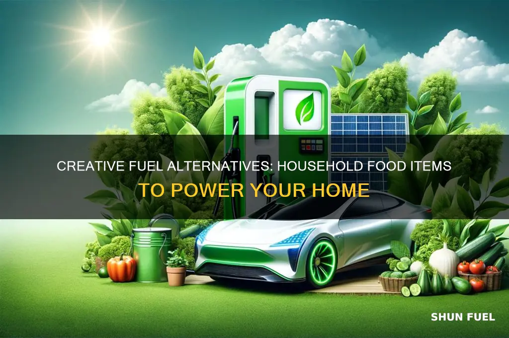 what household food items can be used for fuel