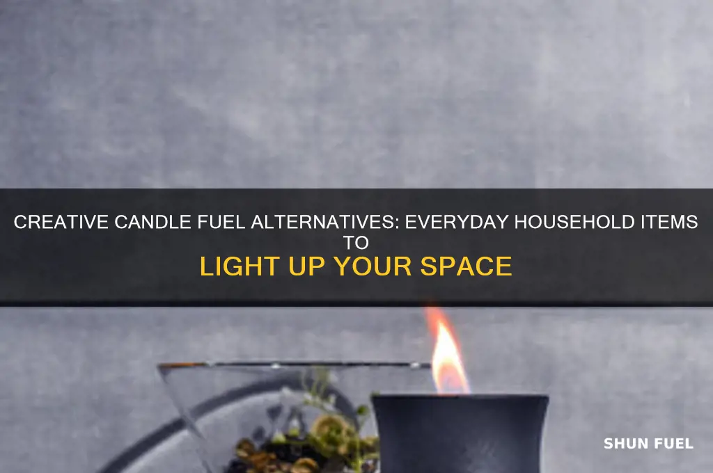 what household items can i use as a candle fuel
